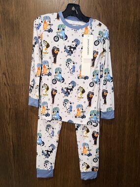 NWT Jensen’s Jammie’s Bluey Bamboo Set 4T